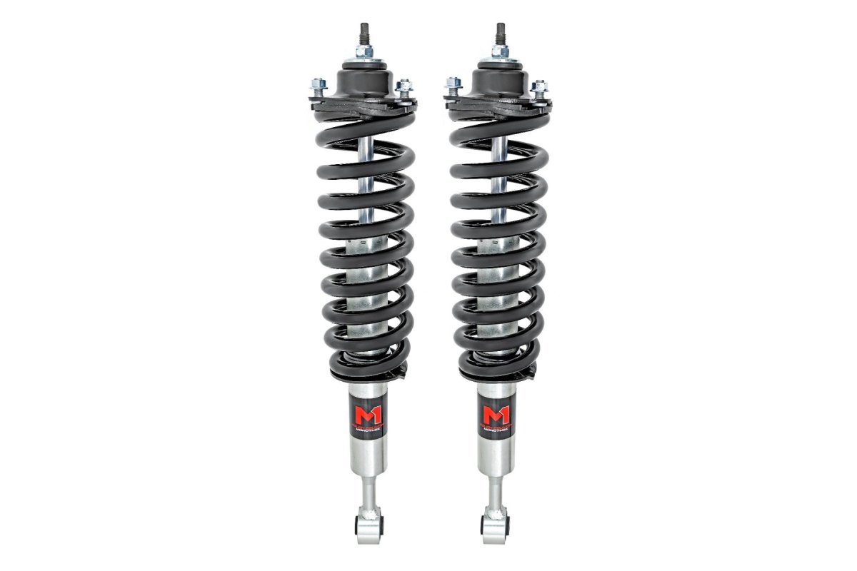Toyota 4Runner Loaded Strut Pair - Front - Rough Country - M1 Loaded, 2-Inch Leveling, Monotube - '10-'24